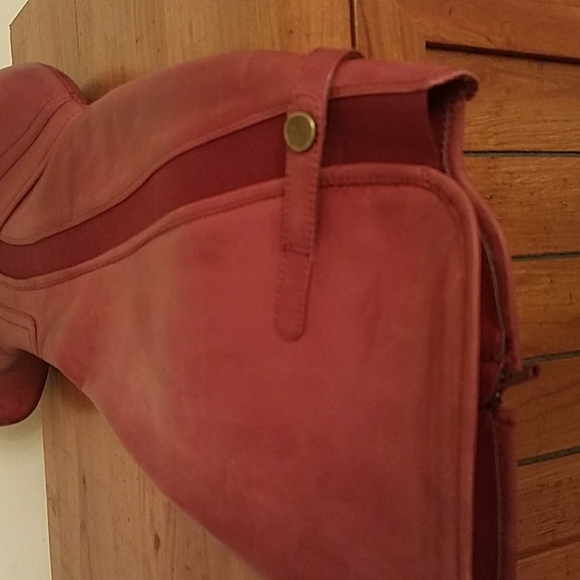 Burgundy Leather Boots (Fits wider calf) - Picture 4 of 5